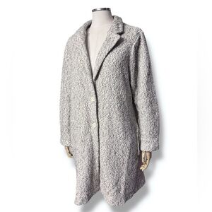 CARTOON Heather Grey Lightweight Boucle Coat